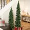 5ft. Pre-Lit Pencil Alpine Artificial Christmas Tree, Clear Lights